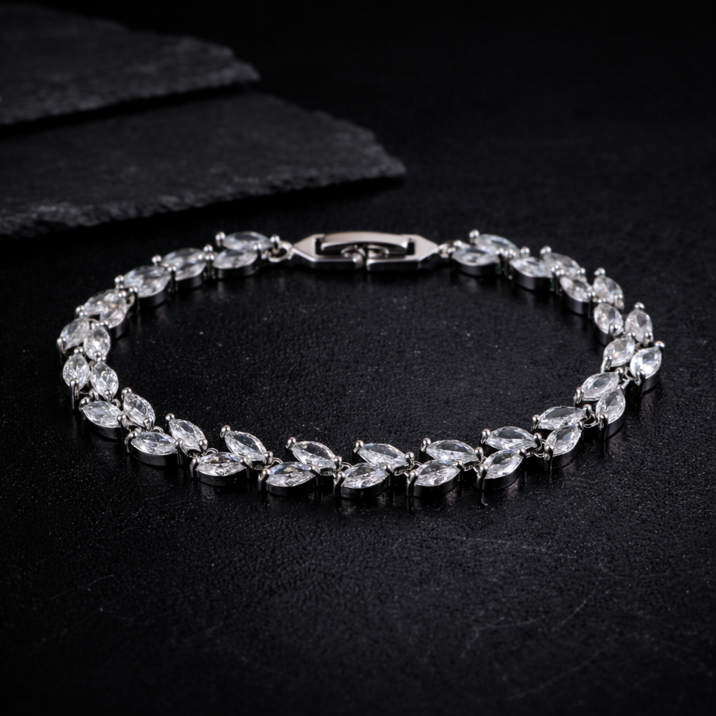 Leaflet Gems Bracelet