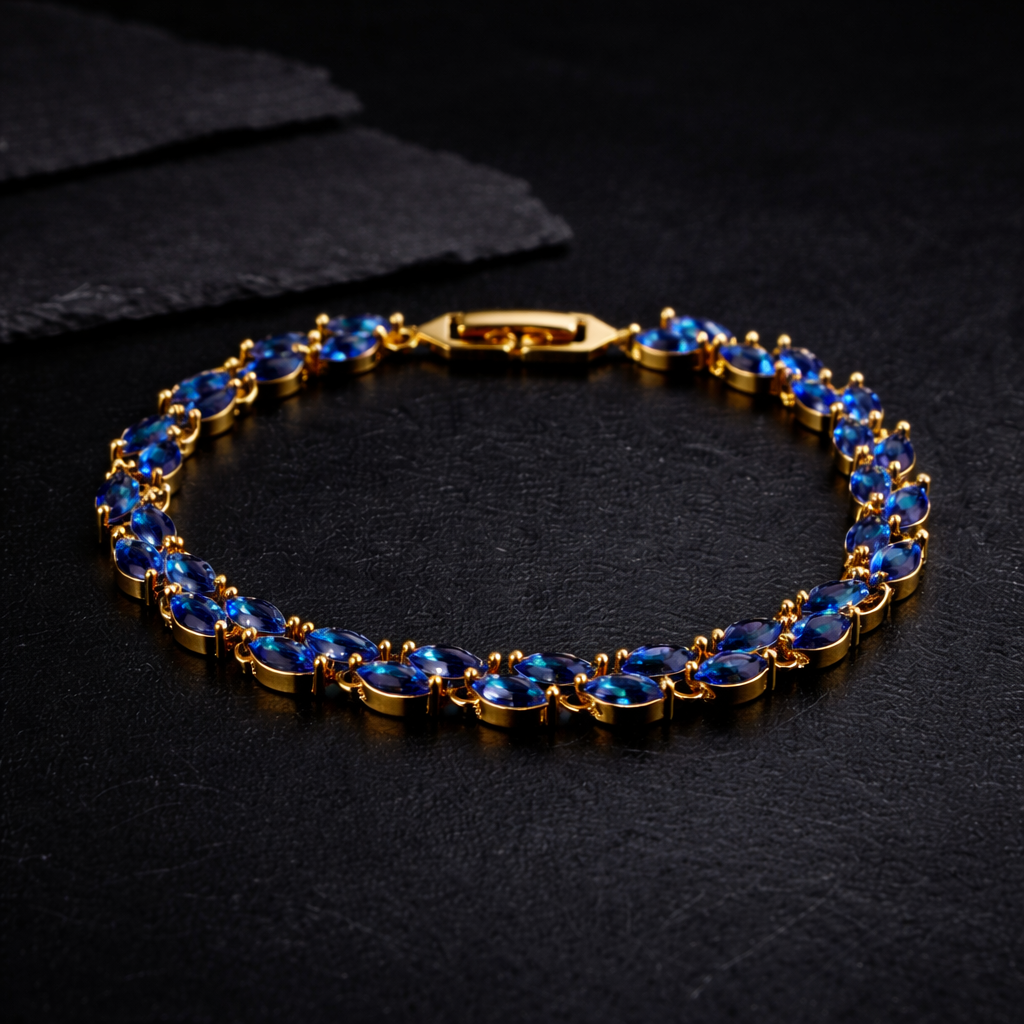 Leaflet Gems Bracelet